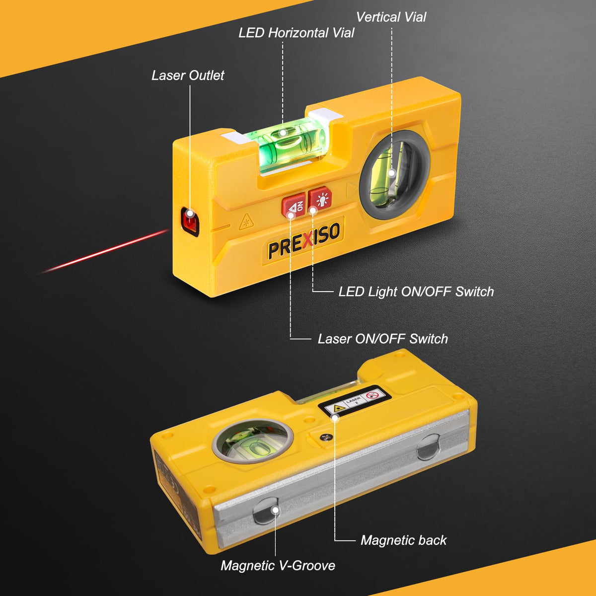 Prexiso compact torpedo body designed for pocket-friendly handling.