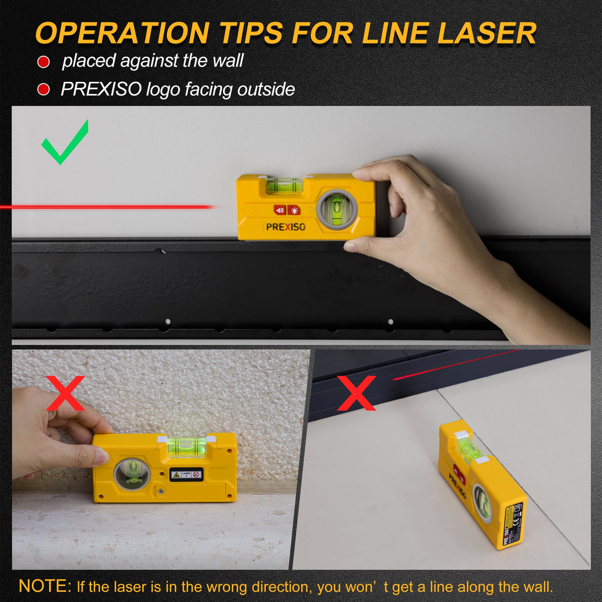 Prexiso magnetic base with V-groove attaches to metal surfaces for secure alignment.