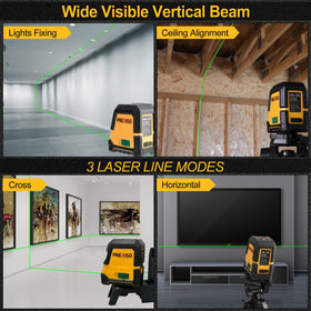Prexiso green beam projection for clear visibility