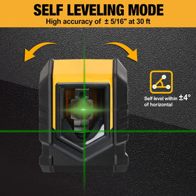 Prexiso laser level portable design with TPE grip for comfort