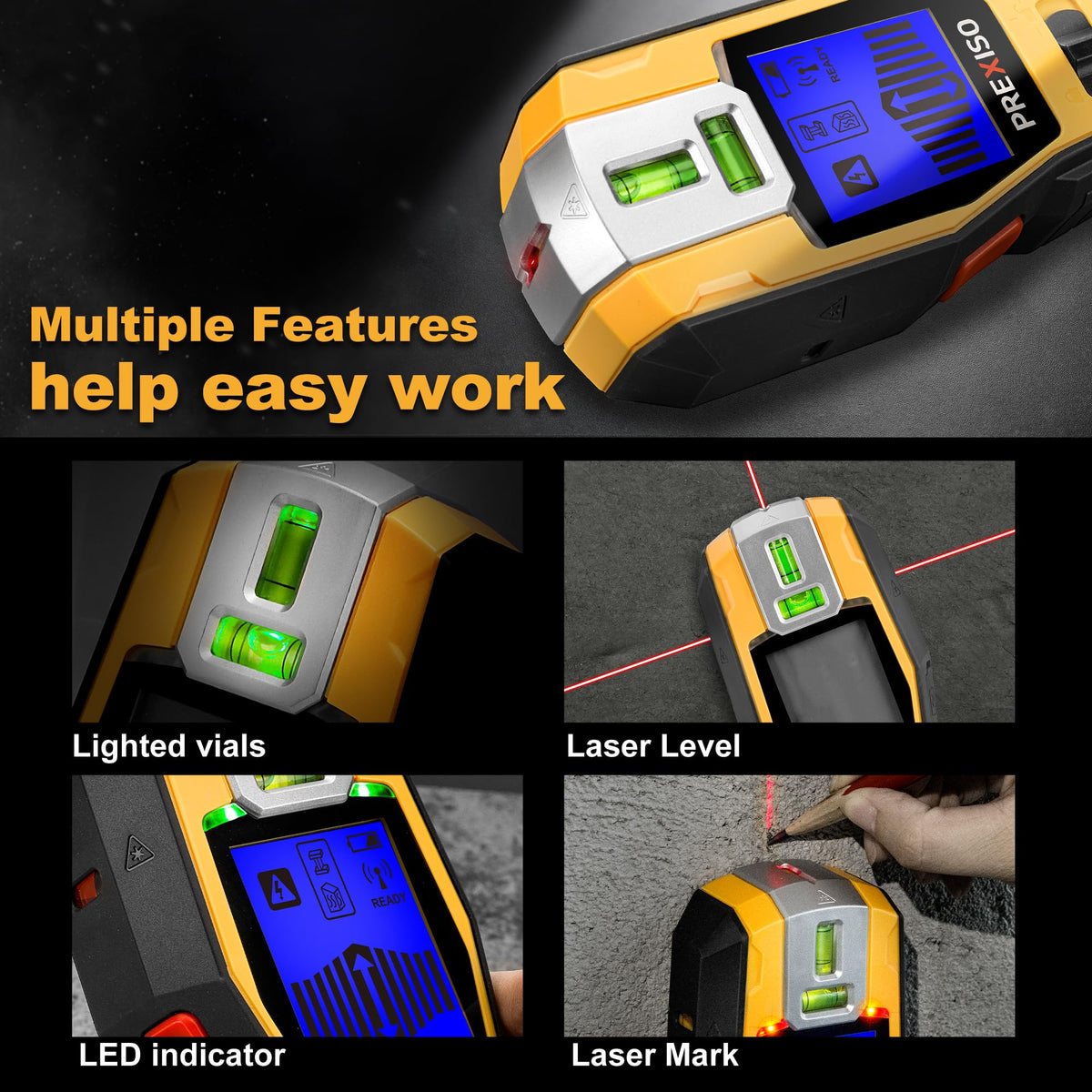 Prexiso multi-surface fixing methods for diverse walls.