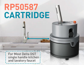 PRFCTTY RP50587 brass core for reliable performance in hot and cold water scenarios.