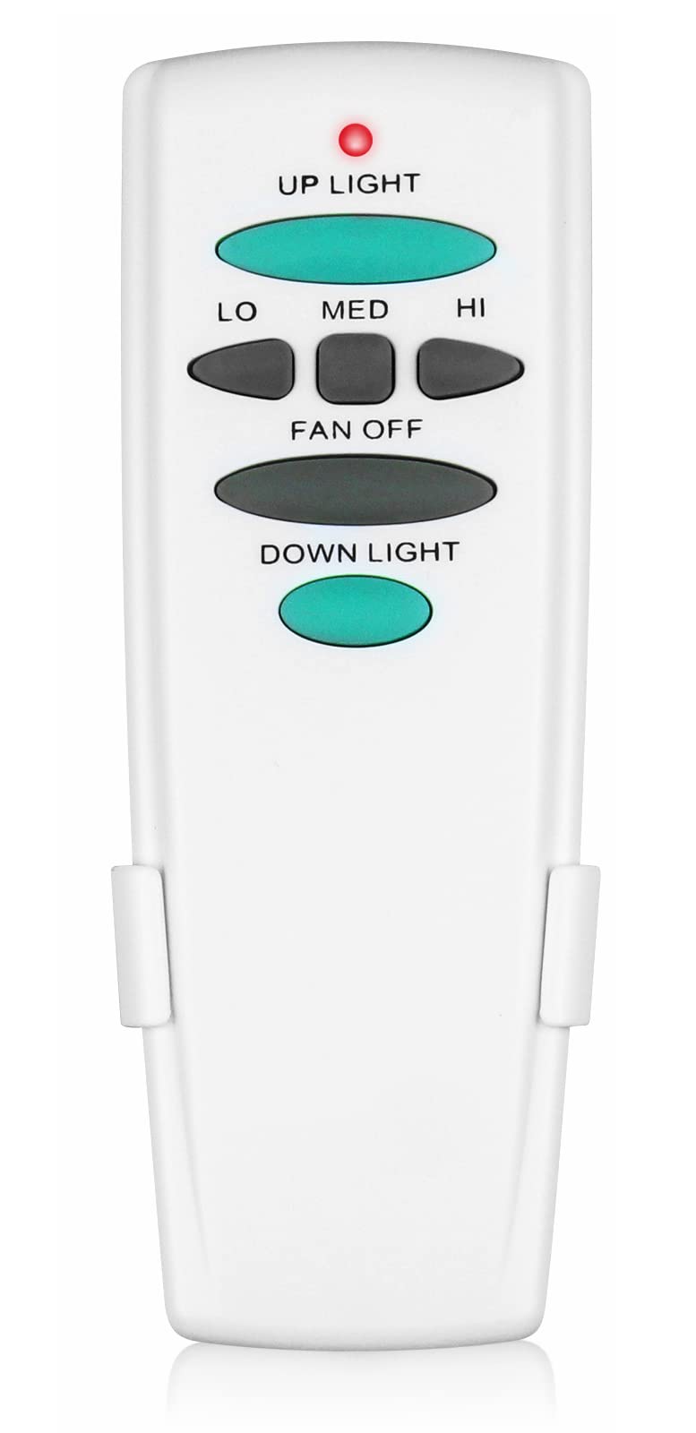 Prichor UC7078T remote front view with easy controls for ceiling fan