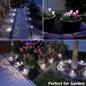 Priddop IP64 waterproof lights withstand rain and wind.