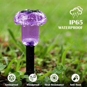 Priddop mushroom lights install easily without cables