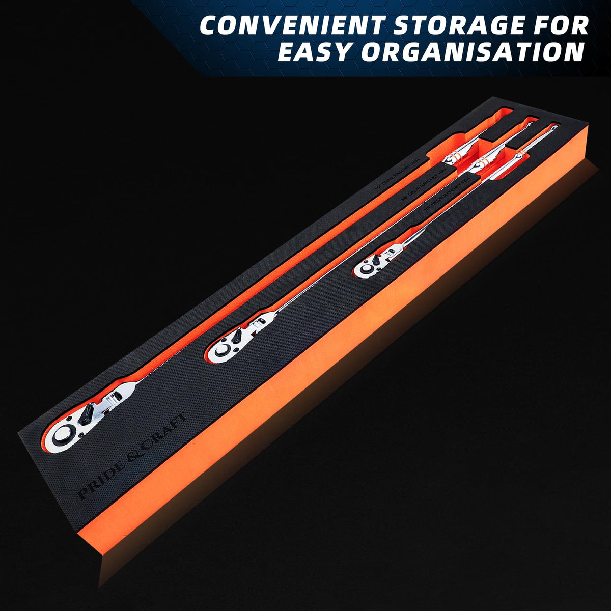 PRIDE&CRAFT chrome-vanadium finish resists corrosion and cleans easily