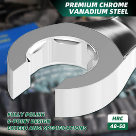15-degree offset on PRIDE&amp;CRAFT wrenches enables access in tight spaces.