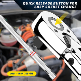 PRIDE&CRAFT reversible direction switch for easy bidirectional driving.