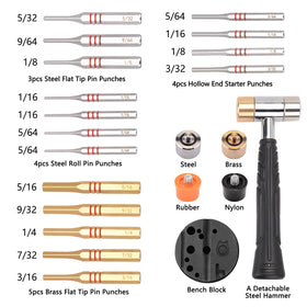 Pridefend steel roll-pin punches enable quick, accurate pin alignment