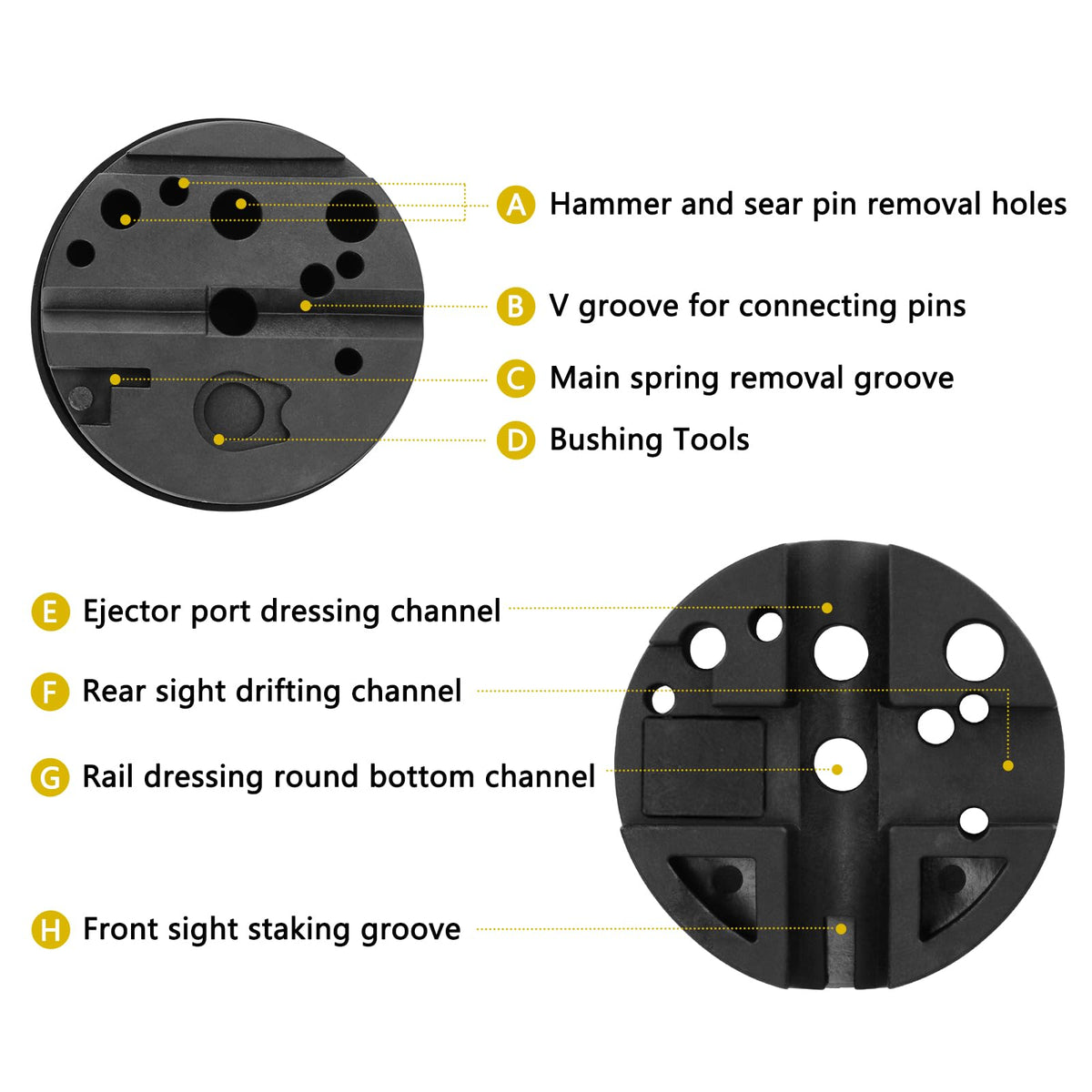 Pridefend universal bench block protects parts during maintenance