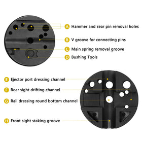 Pridefend universal bench block protects parts during maintenance