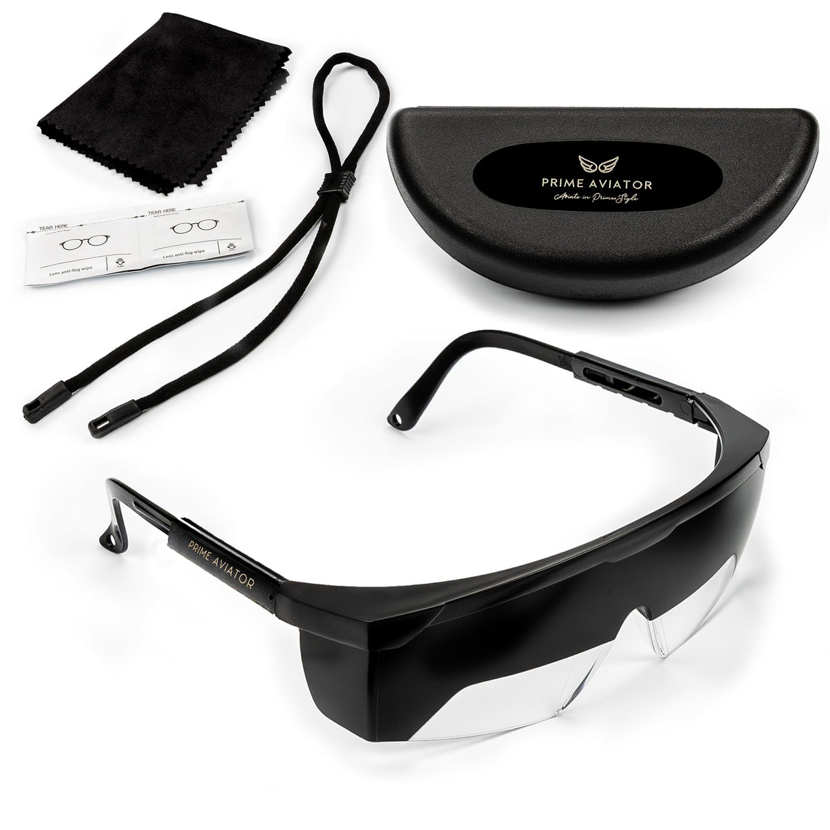 Prime Aviator FOGGLES IFR front view protects from glare during IMC training