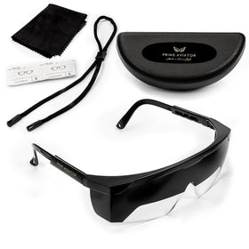 Prime Aviator FOGGLES IFR front view protects from glare during IMC training