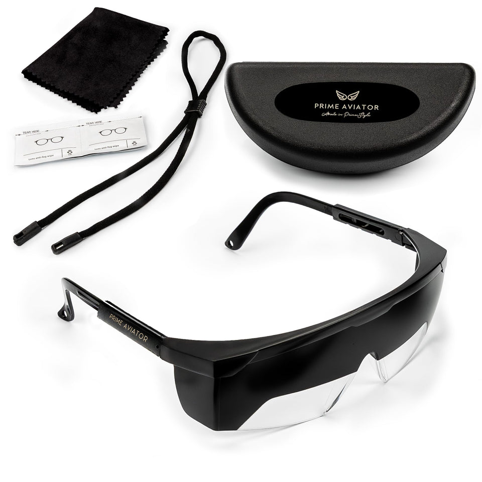 Prime Aviator FOGGLES IFR front view protects from glare during IMC training