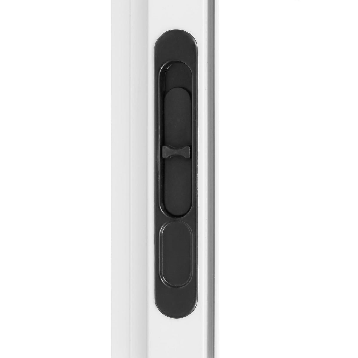 Prime-Line A-202 flush latch installed on doors 15/16 to 1-1/8 inch thick.