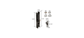 Prime-Line C 1033 black finish adds modern look and corrosion resistance.