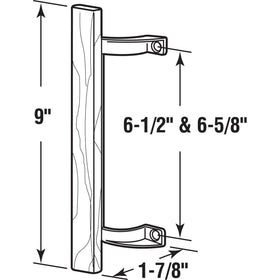 Prime-Line C 1190 wooden handle close-up, clear finish adds comfortable grip and contrast.