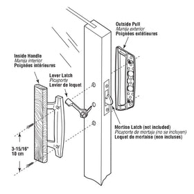 Prime-Line C1204 easy installation for both left and right handed doors