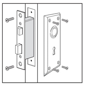 Prime-Line E 2294 skeleton keys provide authentic operation for antique hardware.