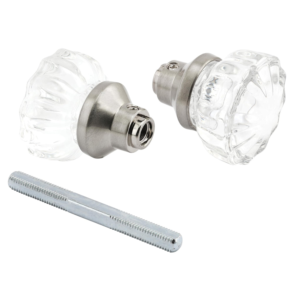 Prime-Line E 28315 mortise fluted glass knob for interior doors.