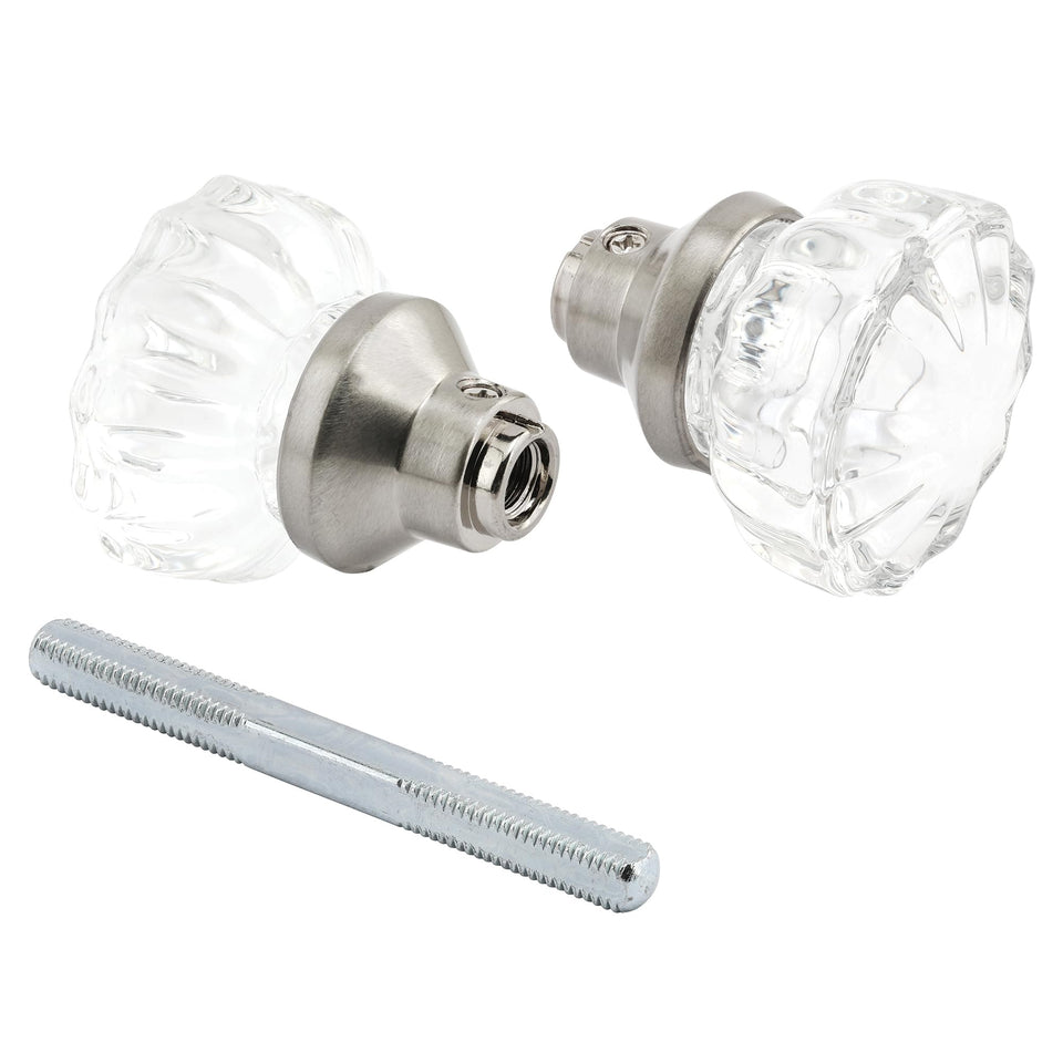 Prime-Line E 28315 mortise fluted glass knob for interior doors.