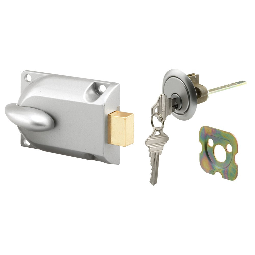 Prime-Line GD 52119 center-mount deadbolt with keyed cylinder for secure access