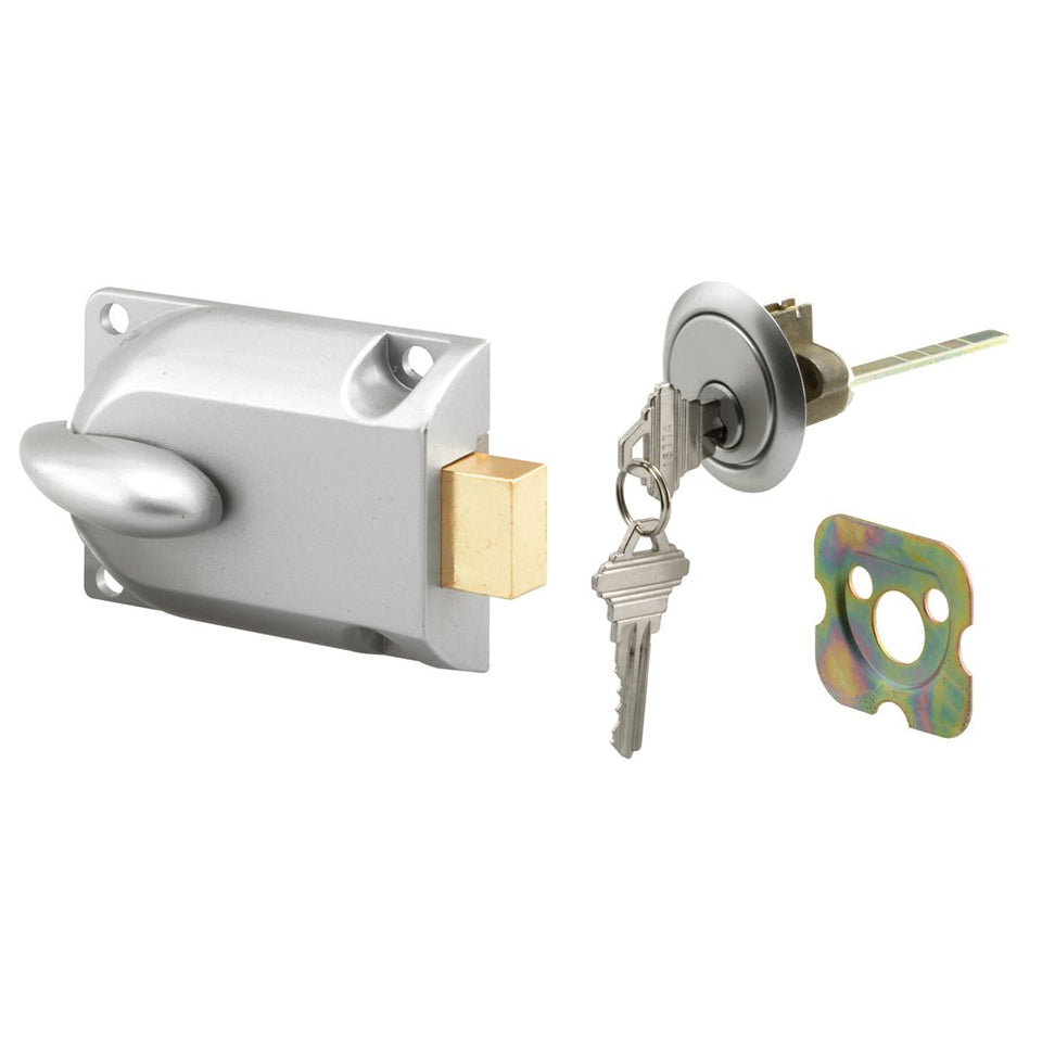 Prime-Line GD 52119 center-mount deadbolt with keyed cylinder for secure access