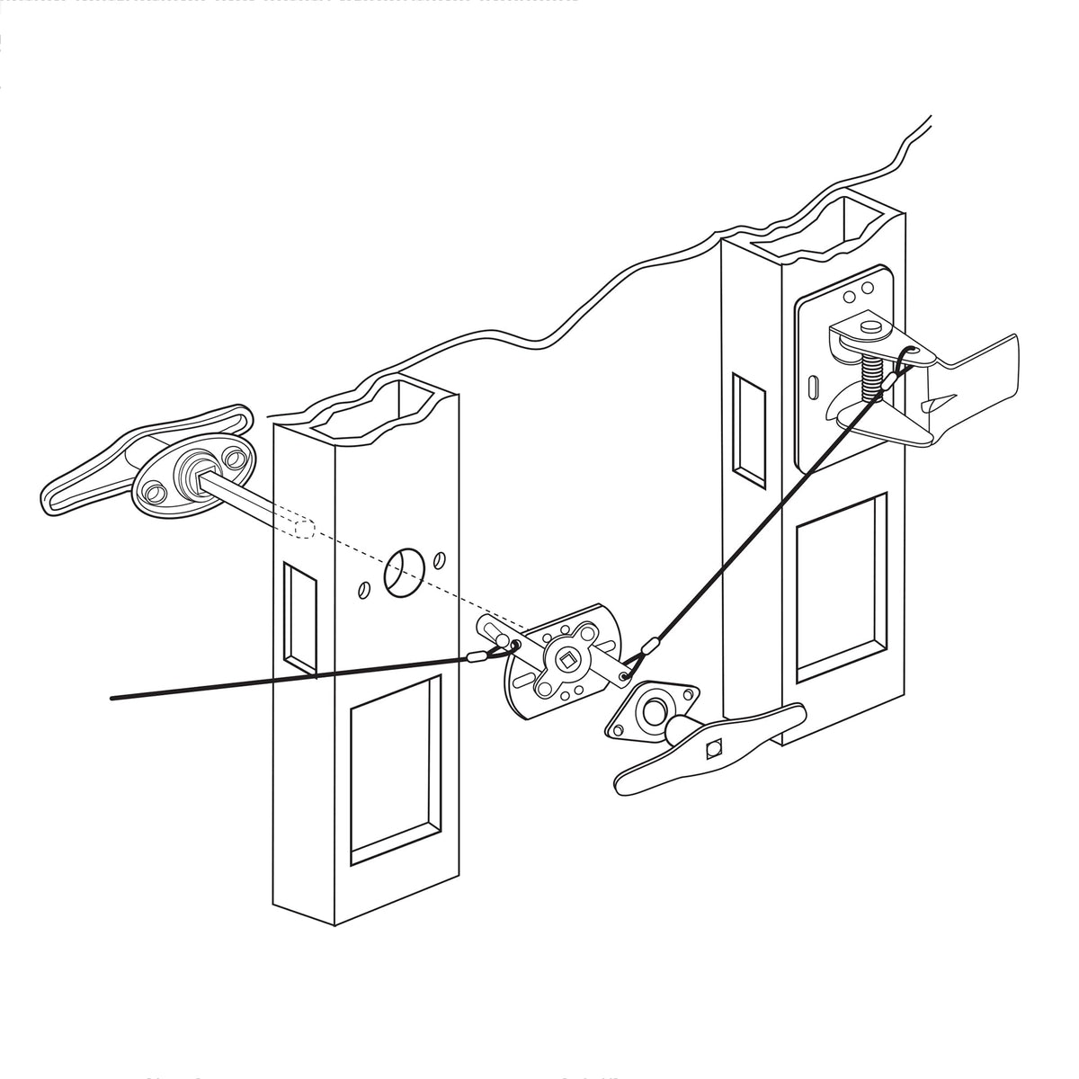 Prime-Line GD 52121 installation fasteners included for quick, secure setup.