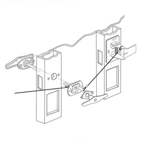 Prime-Line GD 52121 installation fasteners included for quick, secure setup.