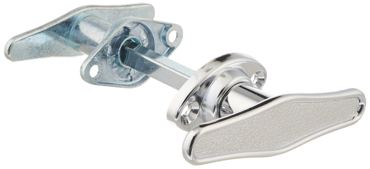 Prime-Line GD 52121 outside chrome tee latching handle for secure exterior use.