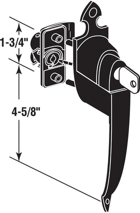 Prime-Line K 5080 pneumatic closer shown in action for screen doors