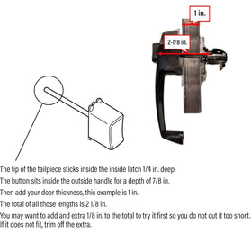 Prime-Line K 5082 package includes fasteners for quick DIY installation