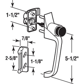 Prime-Line K 5082 keepers and top guides ensure secure alignment