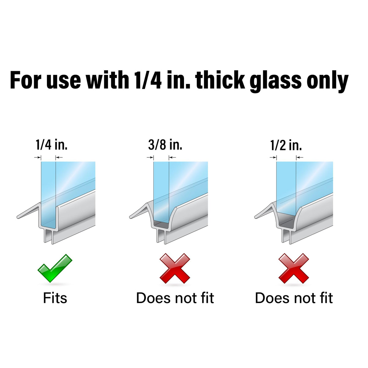 PRIME-LINE M 6256 can be cut to fit shorter doors.