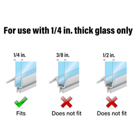 PRIME-LINE M 6256 can be cut to fit shorter doors.