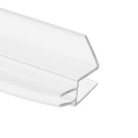 PRIME-LINE M 6256 dual flap seals frameless shower doors effectively.