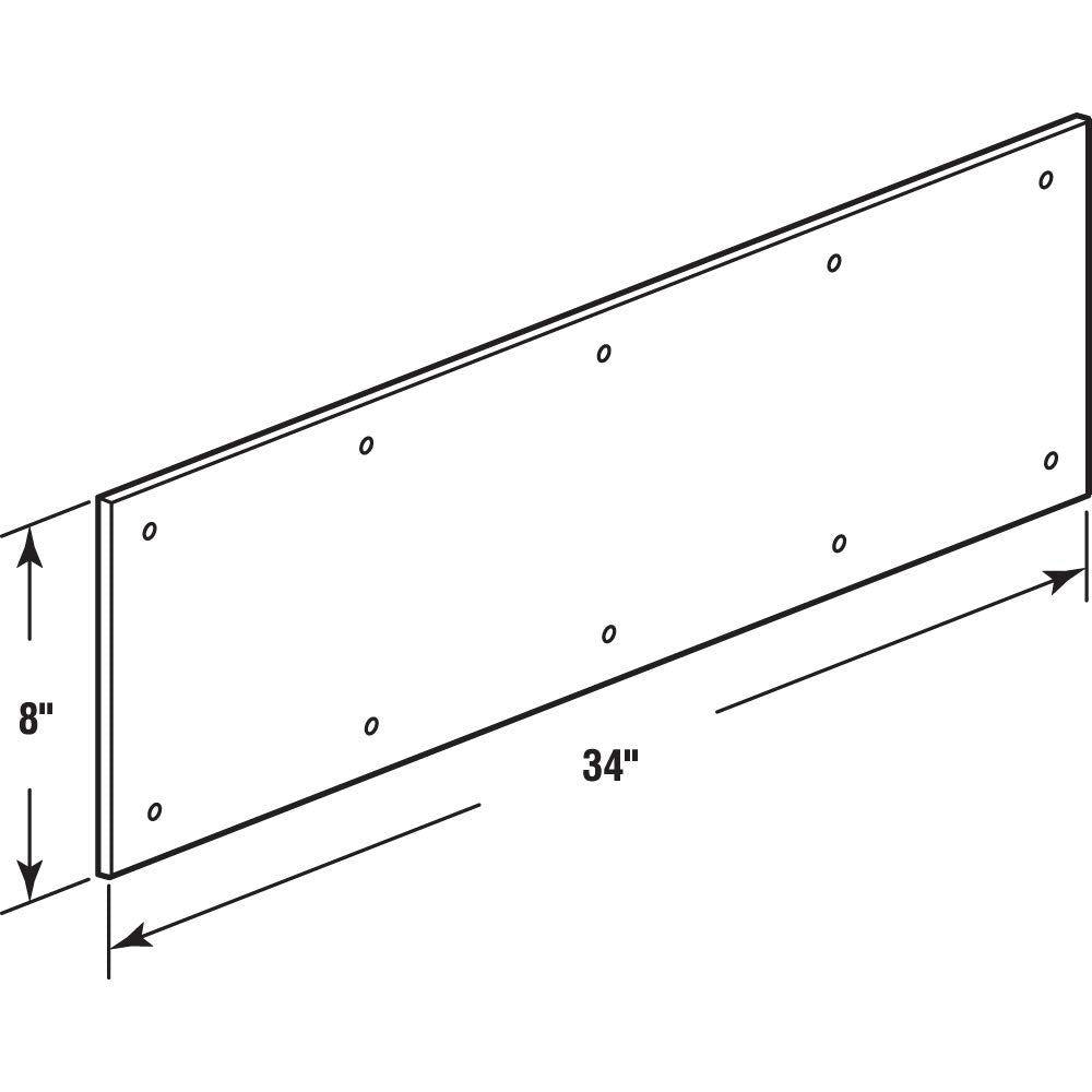 Prime-Line MP4618 aluminum base construction close-up showcases durable protection.