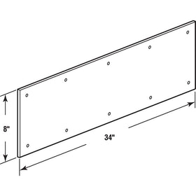 Prime-Line MP4618 aluminum base construction close-up showcases durable protection.