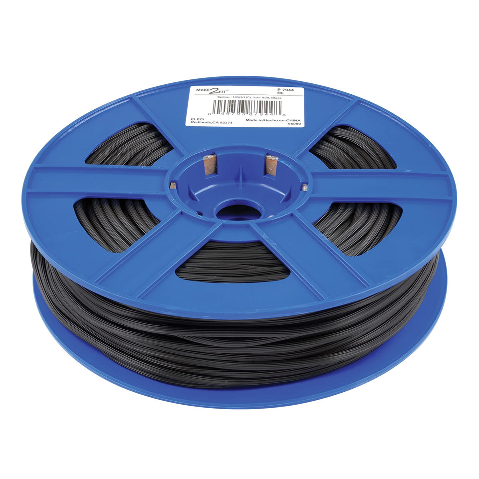Prime-Line P-7944 bulk spline showing round hollow core for easy installation