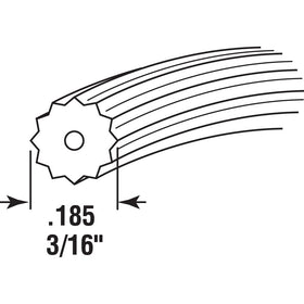 Prime-Line P-7944 spline UV stabilized vinyl for long-lasting screens