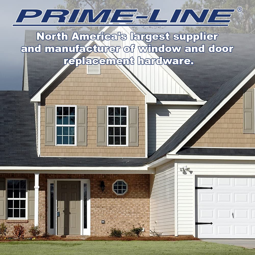 Prime-Line U10309 long hinged bar folds to engage the catch on a door.