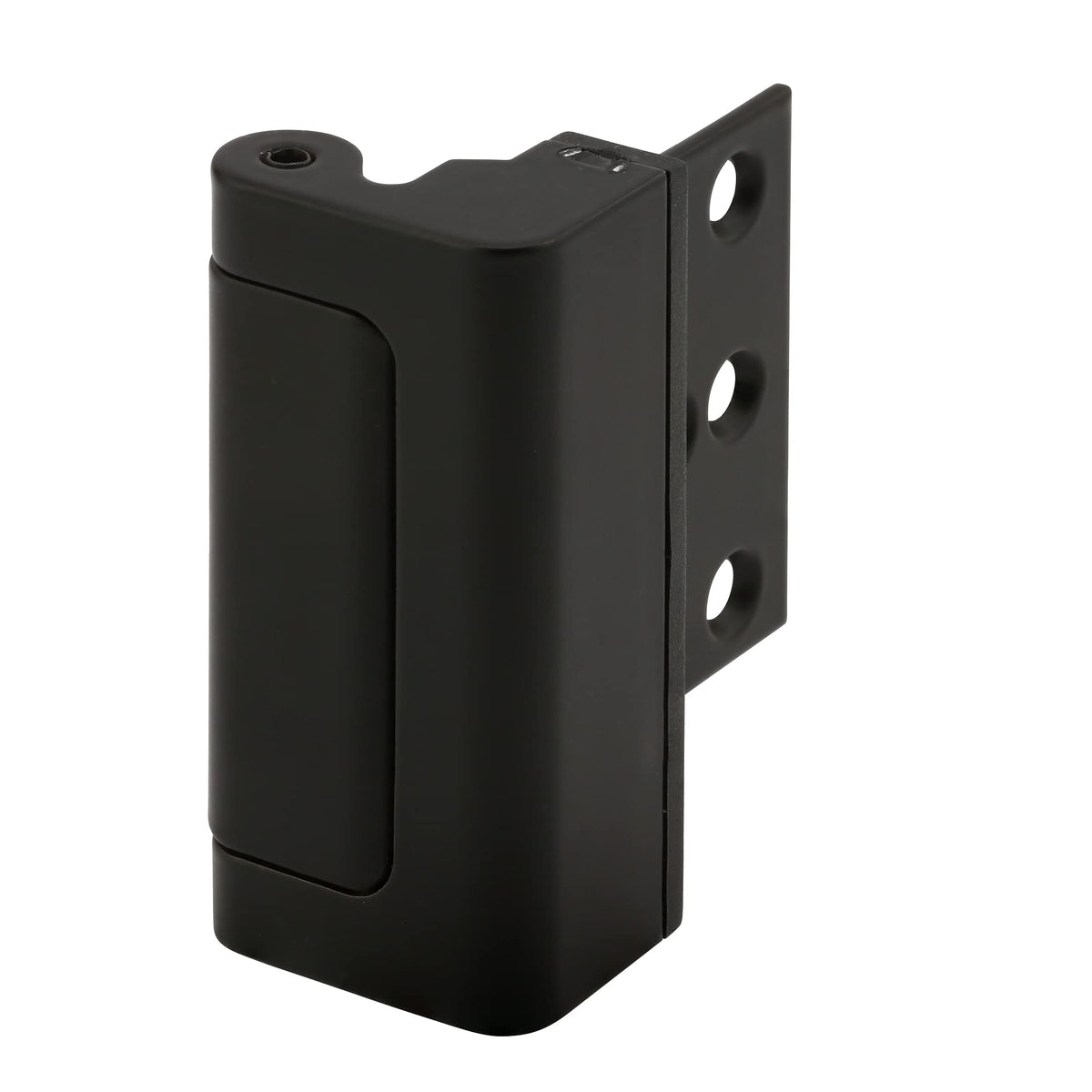 Prime-Line U 11449 front view with matte black finish for enhanced home security