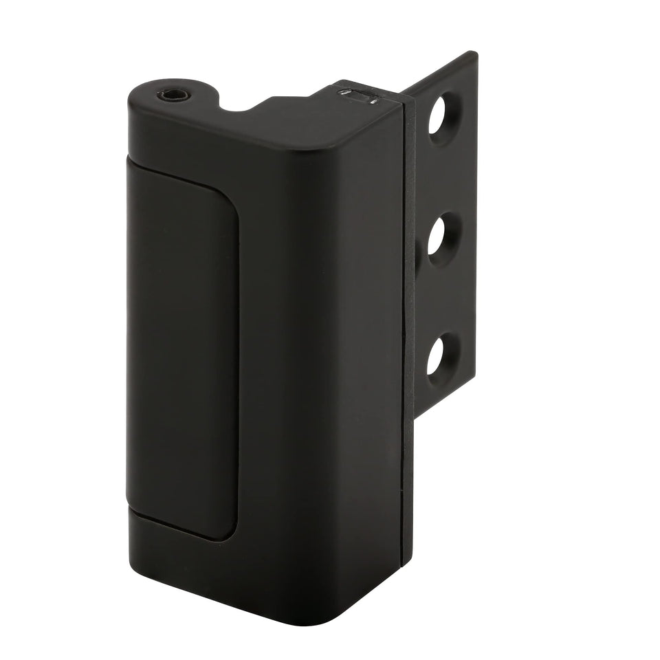 Prime-Line U 11449 front view with matte black finish for enhanced home security