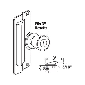Install hardware included with Prime-Line U 9496 latch guard plate cover.