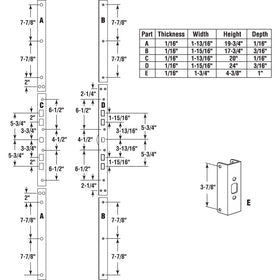 Prime-Line U11026 door edge guards protect edges on standard doors