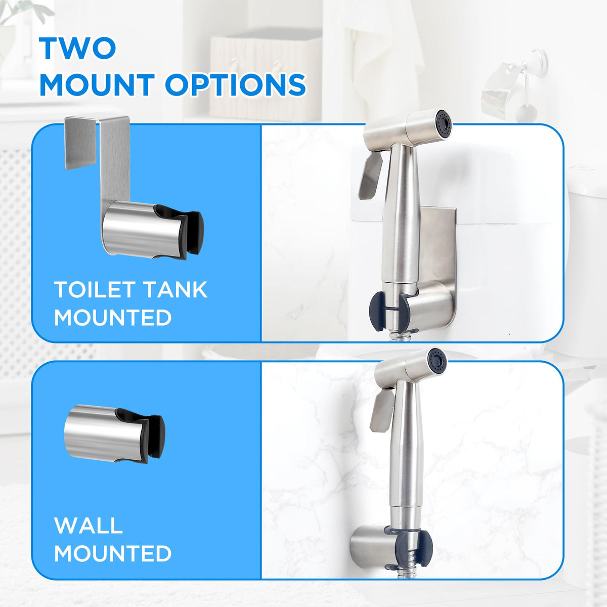 Prime Years adjustable pressure control enables gentle or strong rinses.