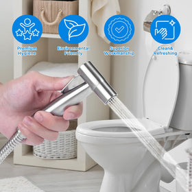 Prime Years multi-use sprayer for diaper pre-rinse and pet wash.