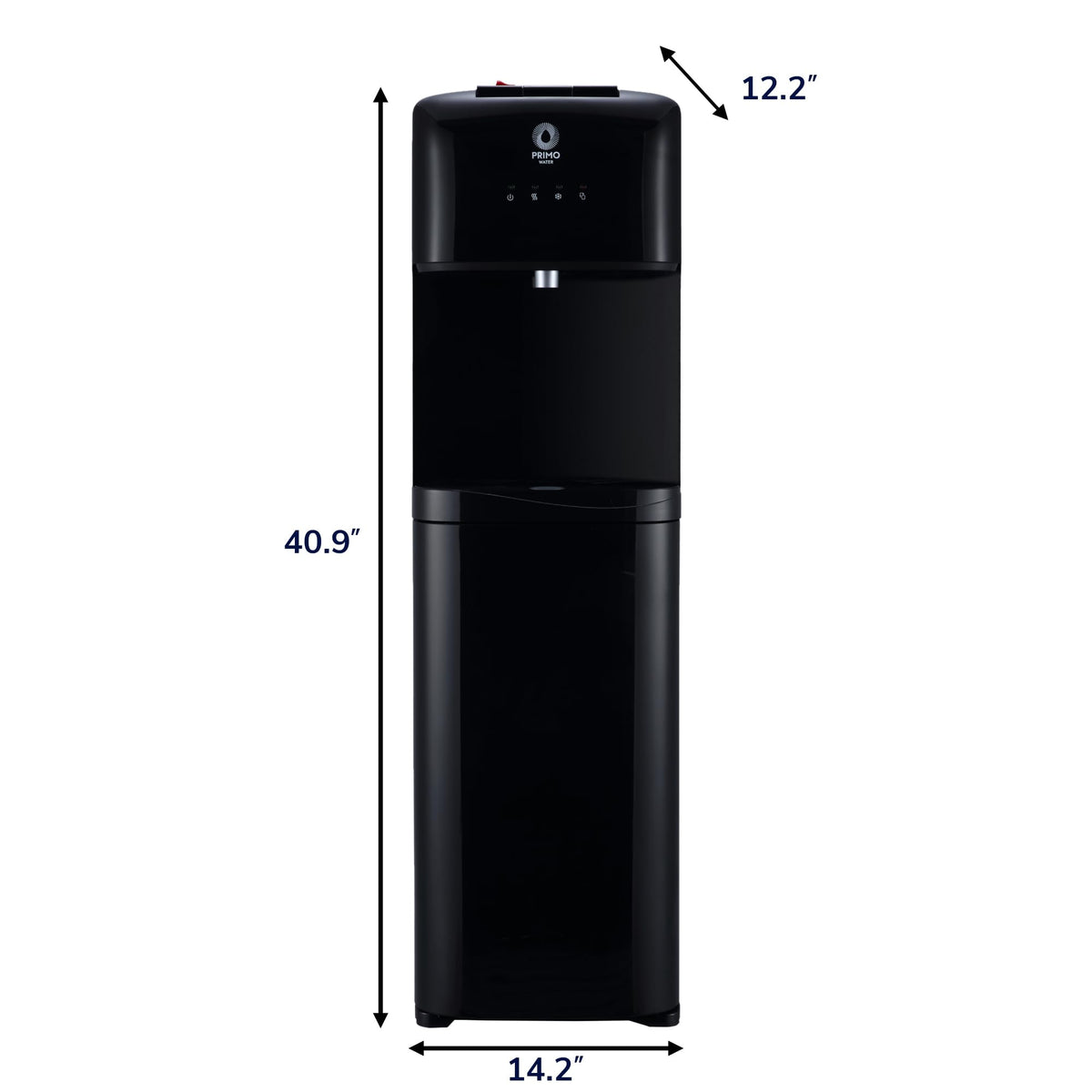 Primo push-button controls offer precise temperatures at a tap