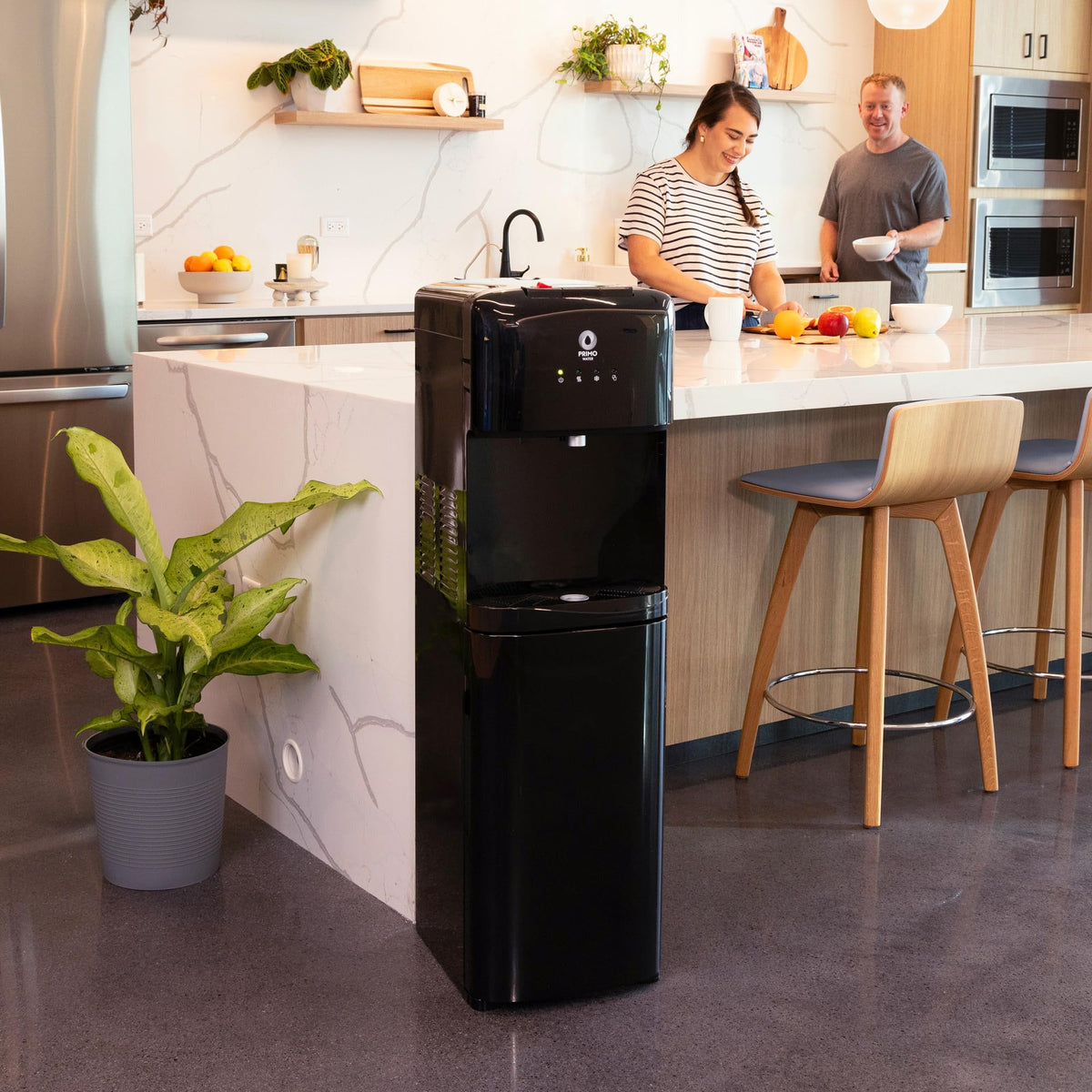 Primo simple setup requires no plumbing or tools