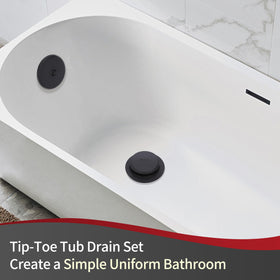 PRIMSOPH universal adapter-fit ensures compatibility with most bathtubs.